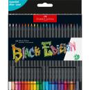 Faber-Castell Buntstifte Black Edition 24er Kartonetui